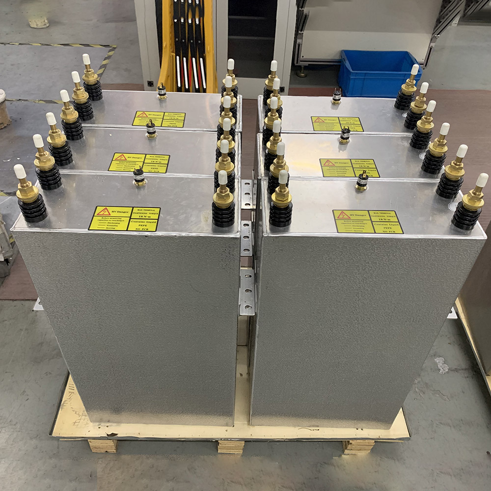 Oil-filled Electric capacitor for induction heating furnace